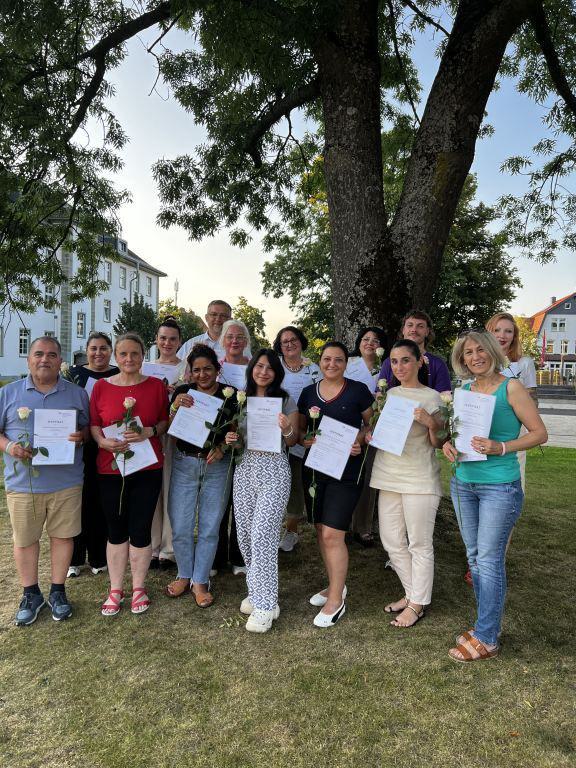 AWO Gruppenfoto Zertifikat